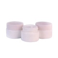 Eco-friendly unique 20g cream cosmetic container round glass cream jar white porcelain jar for skincare